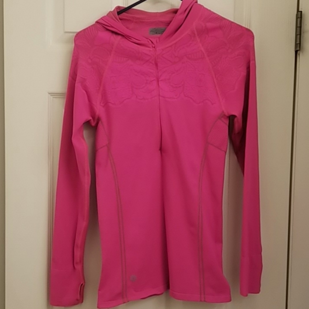 Athleta half zip fitted hoodie